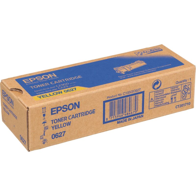 Toner Epson S0506x haute capacité couleurs séparées pour imprimante laser