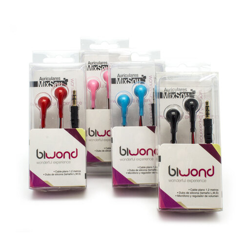 Fones de ouvido Biwond Micro Mixsou Talk com microfone