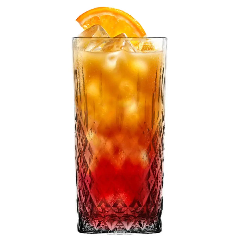 Glasmark Longdrinkglazen - 6x - Diamond - 350 ml - waterglas