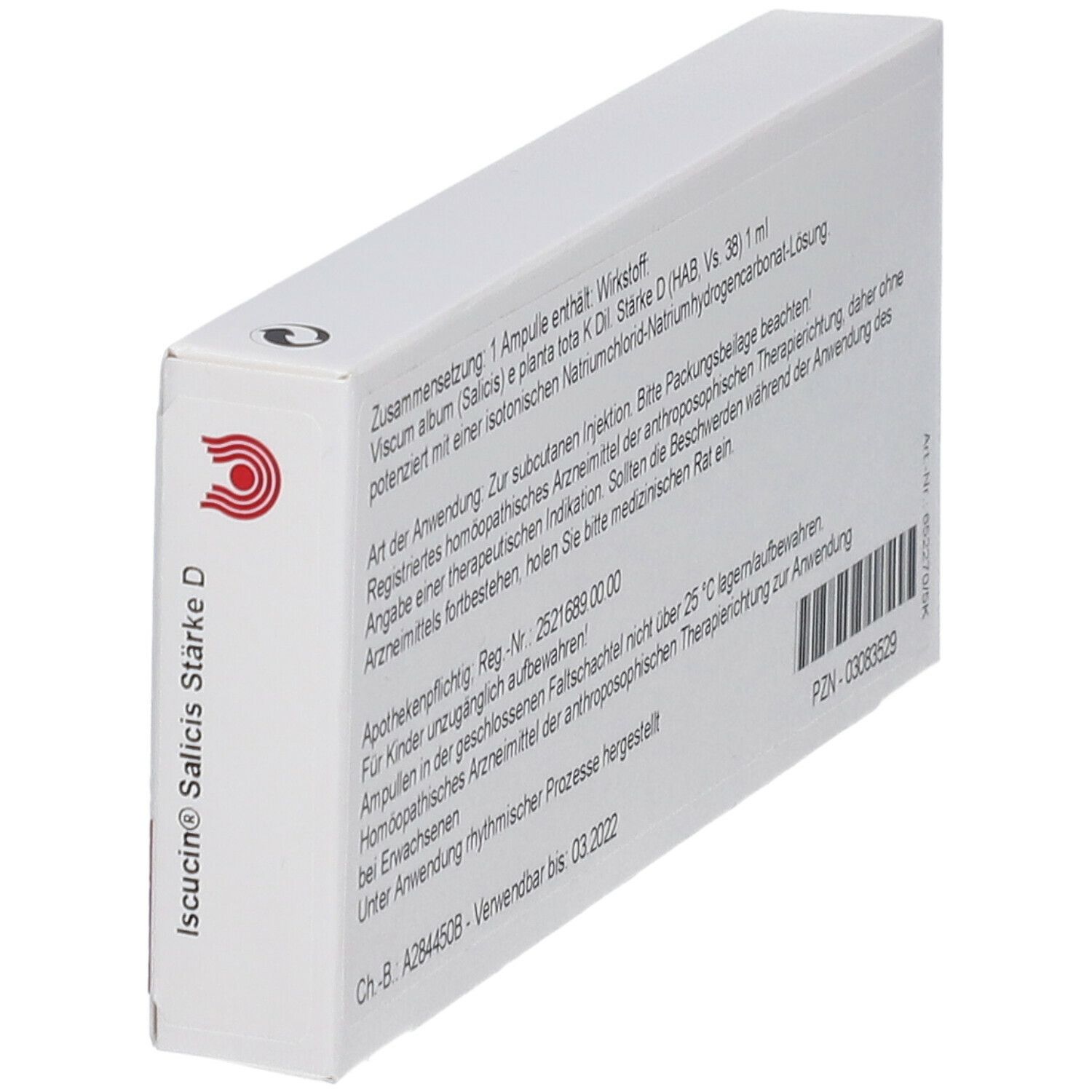 WALA® Iscucin Salicis Staerke D Amp.