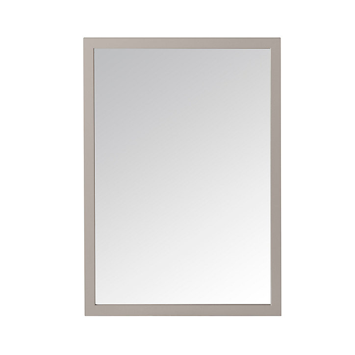 Miroir GoodHome Perma taupe 100 x 70 cm