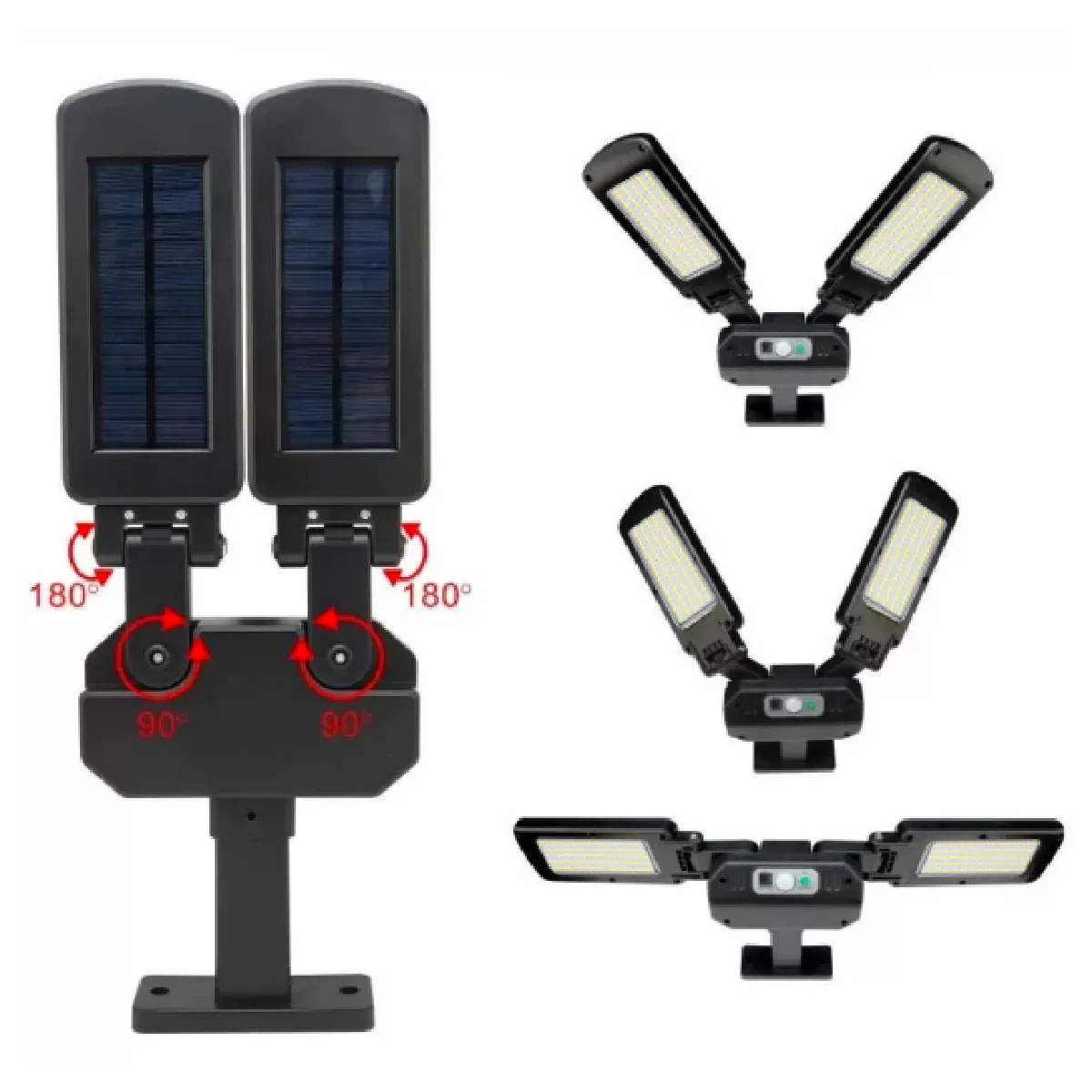 Maclean Lampadaire solaire MCE447