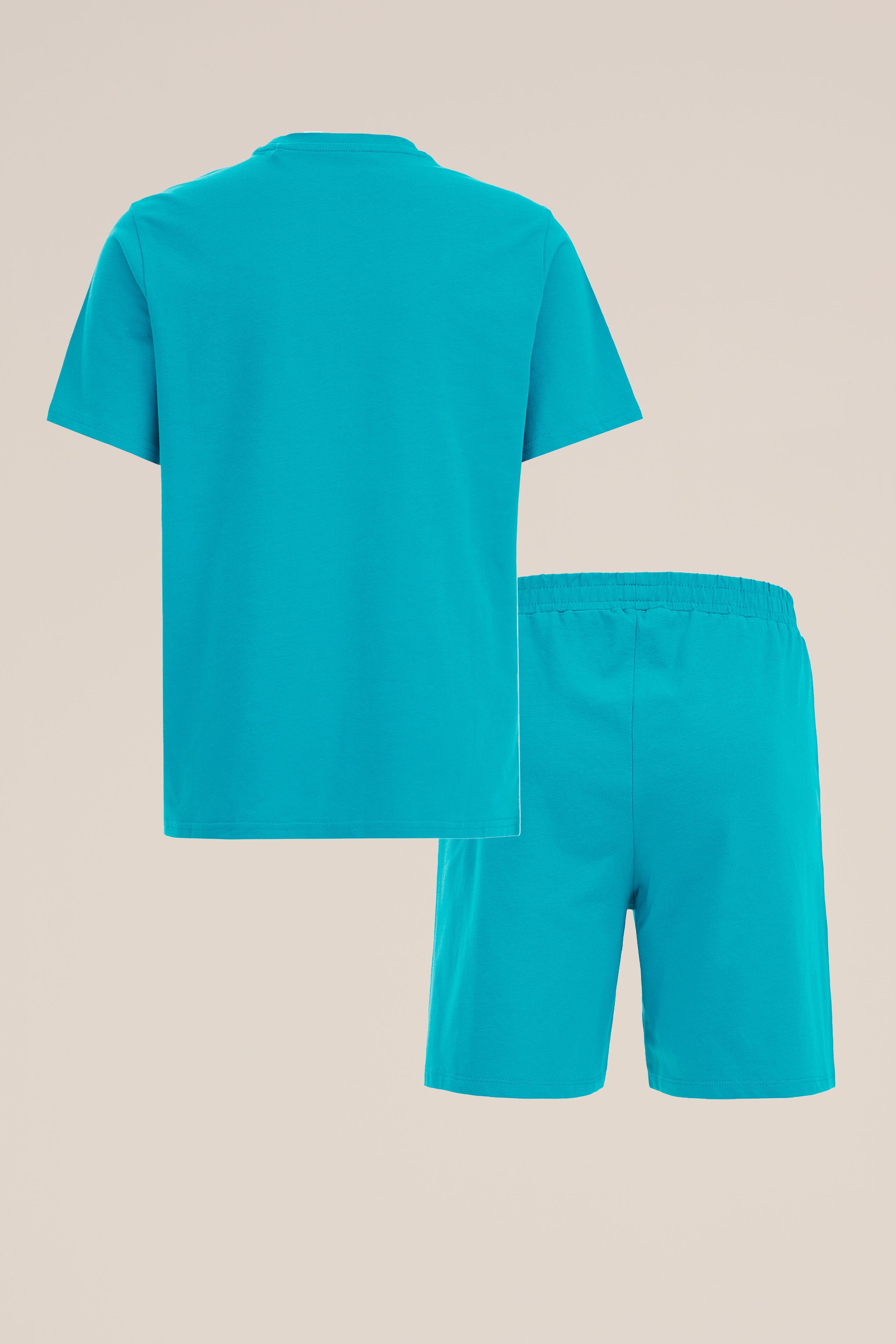 Jongens pyjamaset met opdruk Salty Dog Turkoois
