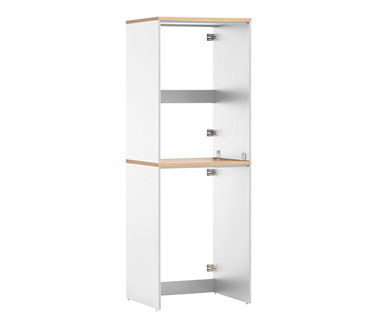 Waschmaschinenumbau »Solea U670«, matt weiß, 2er-Set
