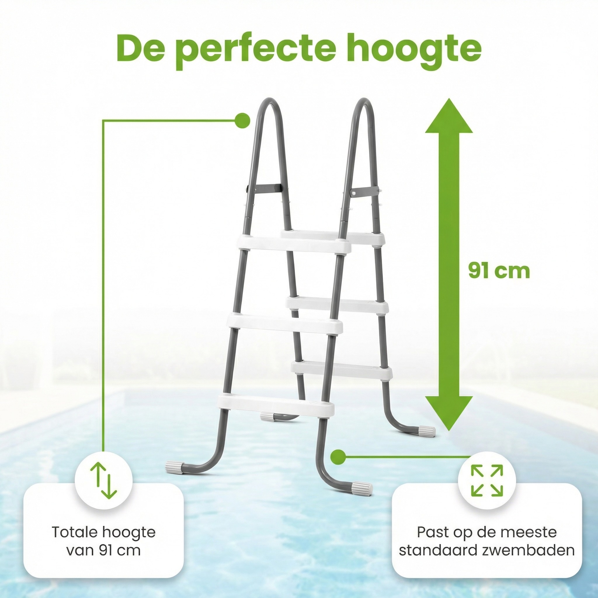 Intex zwembadtrap - 91 cm
