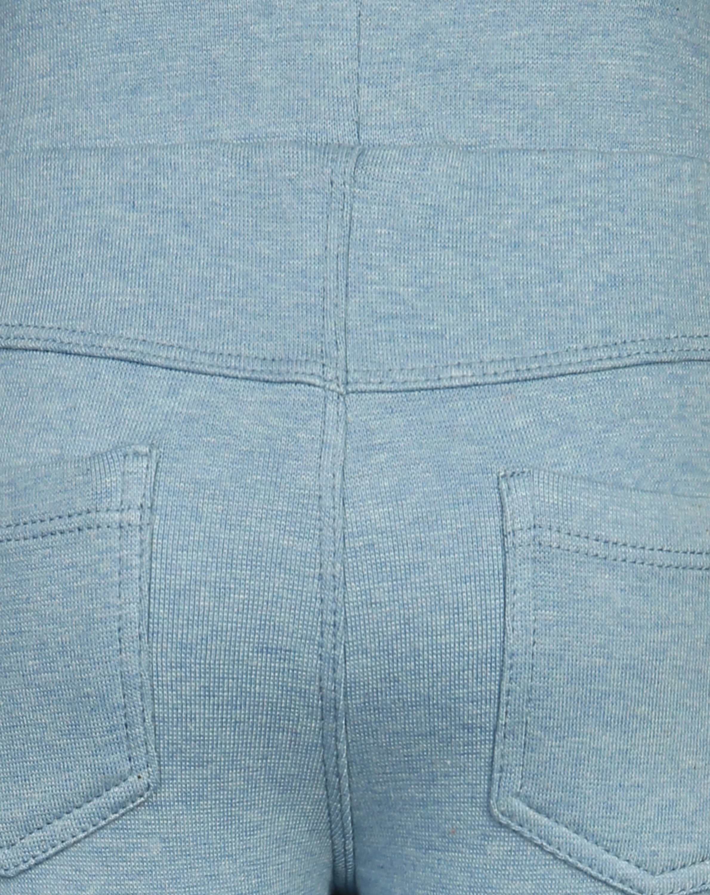 Leggings POCKETS meliert in hellblau