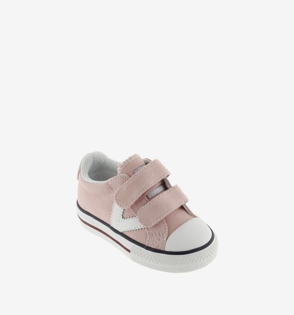 TRIBU SNEAKER TOILE Baskets sport en toile pour enfant logo SKIN