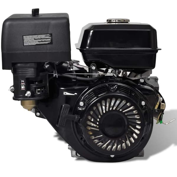 vidaXL Bensinmotor 15 HP 11 kW svart