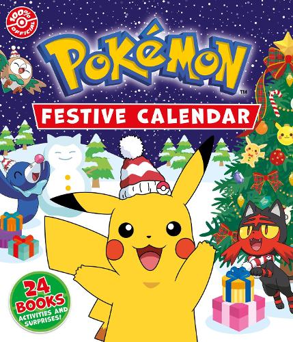 Pokemon: Festive Calendar: A Festive Collection of 24 Books, Activites and Surprises! (Hardback)