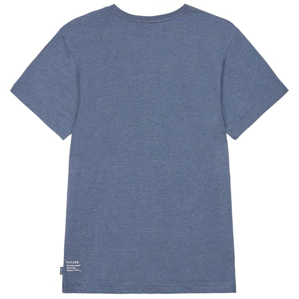 T-shirt PICTURE AUTHENTIC TEE DARK BLUE MELANGE