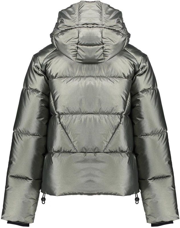 Geisha - Winter Jas - Groen - Boxy - Metallic