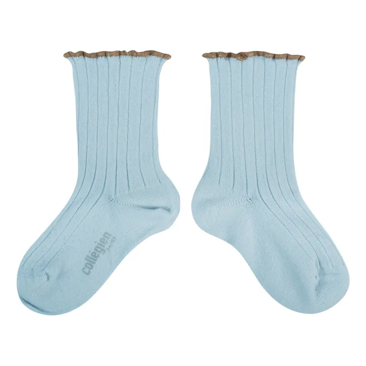 Collégien Chaussettes Delphine | Bleu