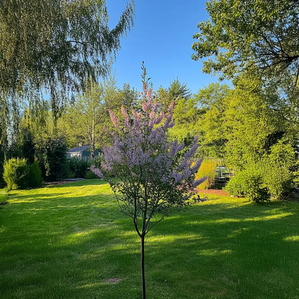 Bonte dwergwilg - Set van 4 - Salix integra 'Flamingo' - Hoogte 60-80cm - ⌀17cm