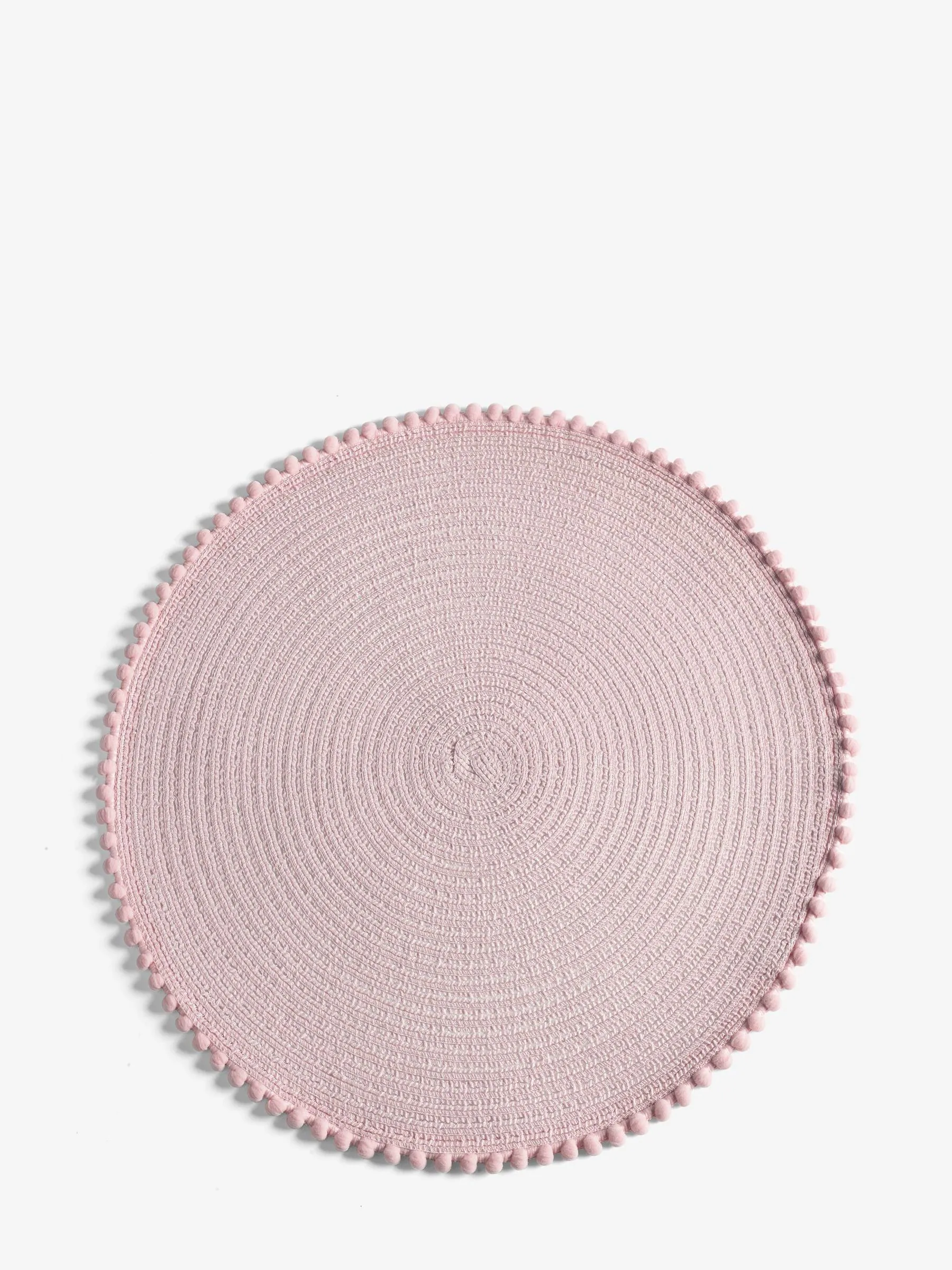 Set van 4 placemats met pompon