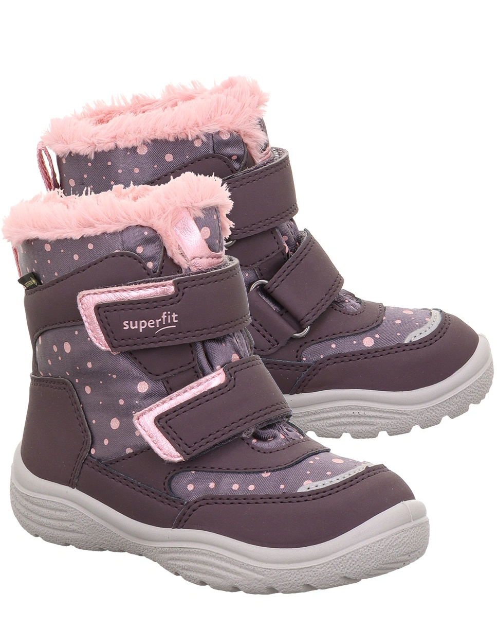 Klett-Boots CRYSTAL gefüttert in lila/rosa