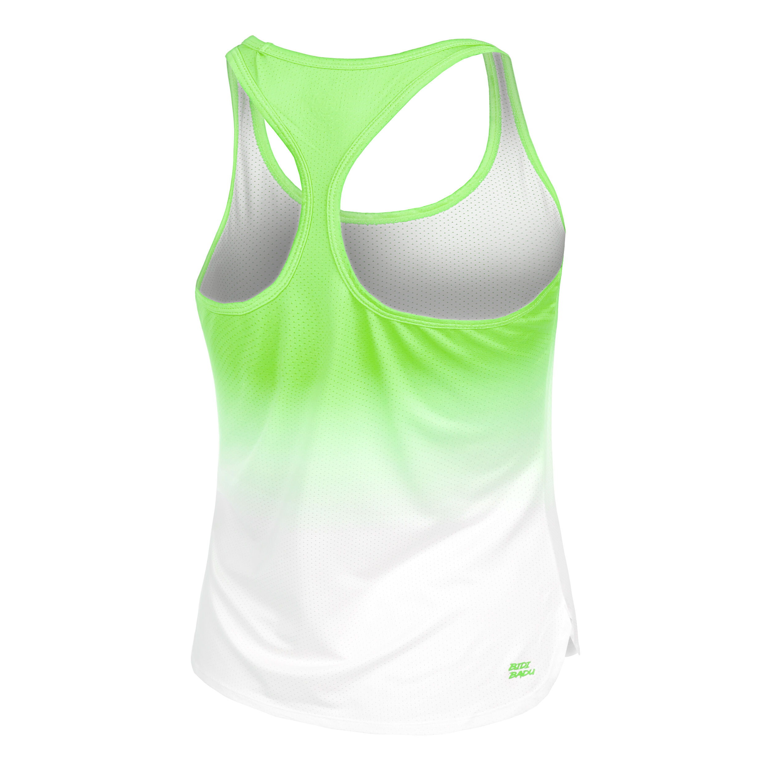 BIDI BADU Crew Gradiant Débardeur Tank Top Femmes - Vert Fluo , Blanc