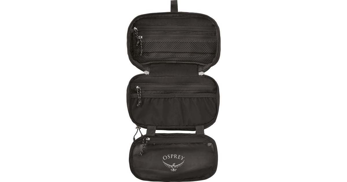 OspreyUltralight Zip Organizer tas  (Zwart, 2 liter)