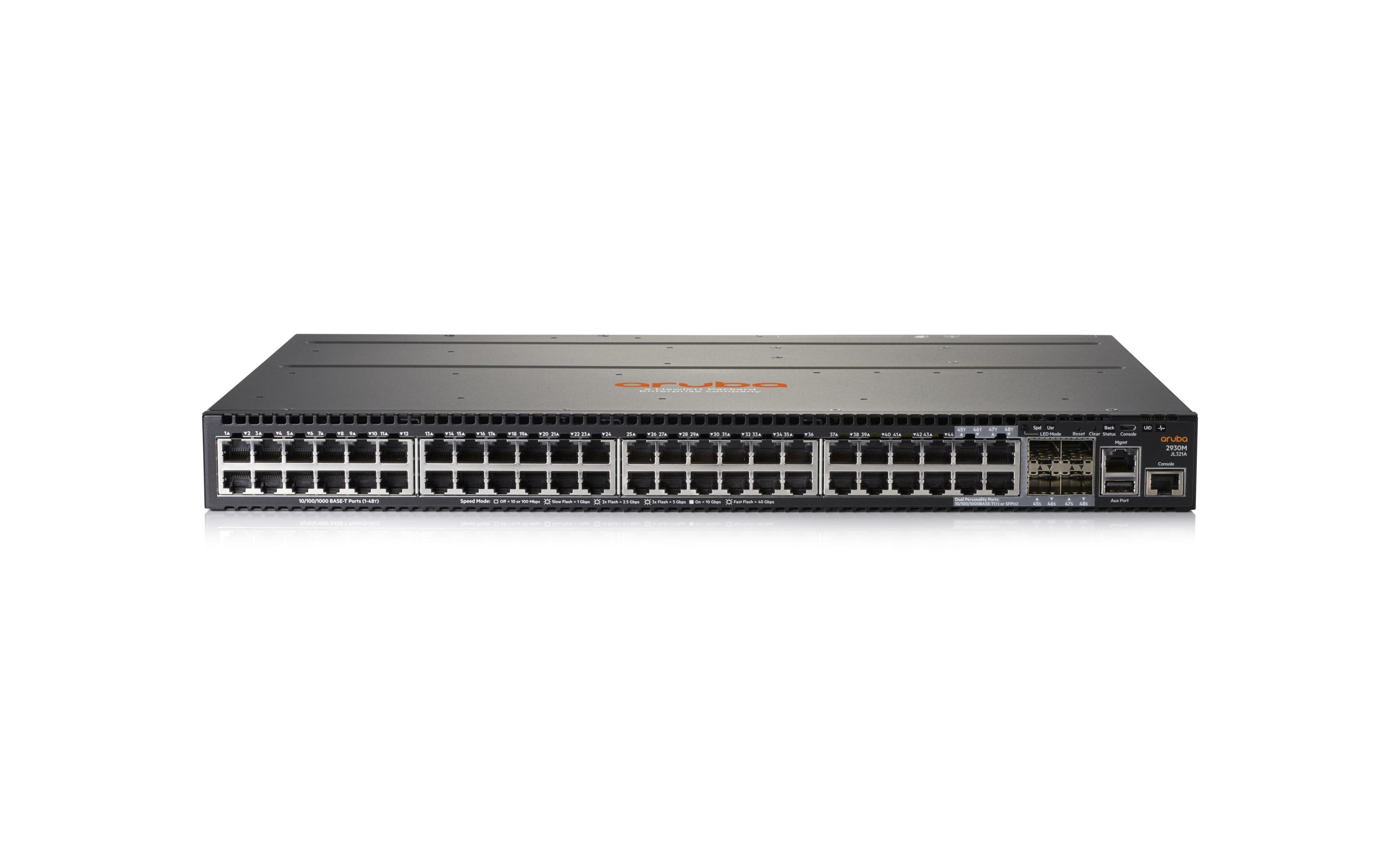 Switch 2930M-48G 48 Port<br>Layer-3-Switch zur Rackmontage