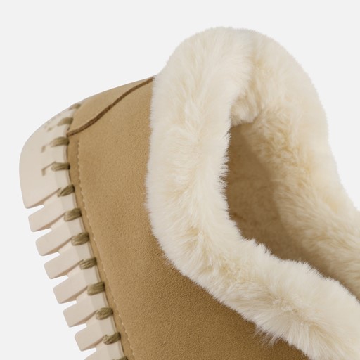 Ilse Jacobsen Pantoffels beige Suede