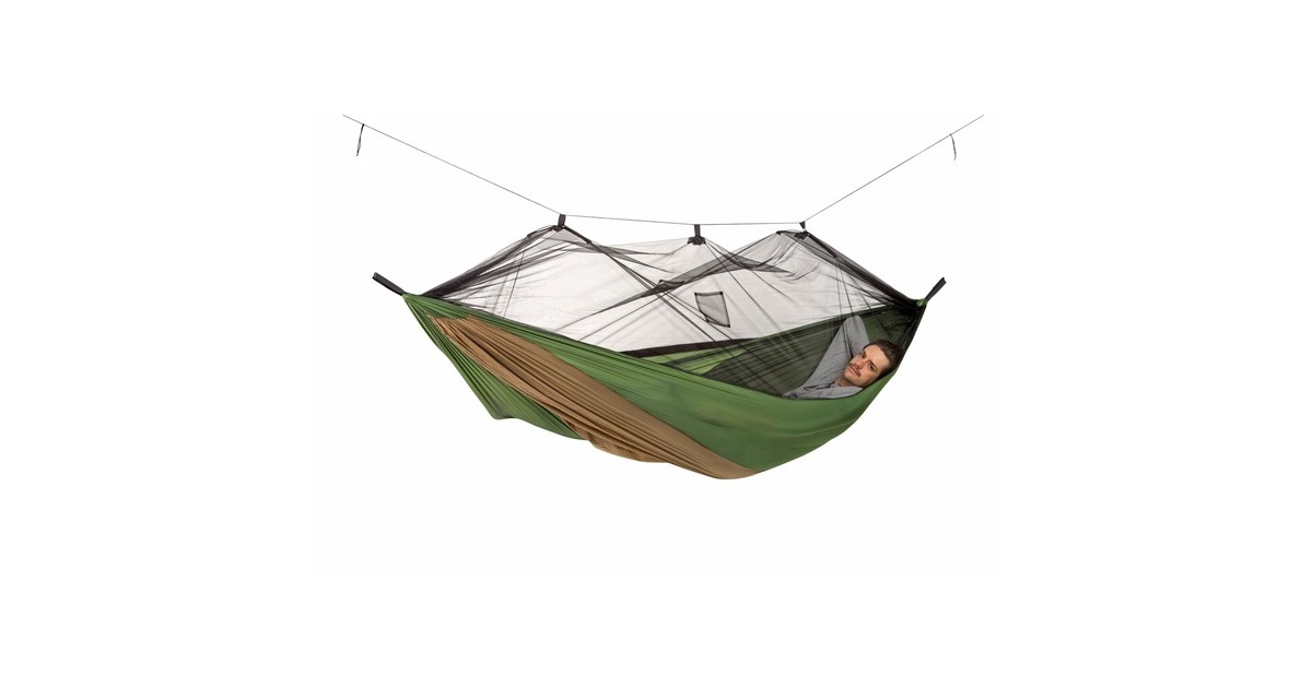 AmazonasUL Adventure Mosquito Thermo hangmat  (Groen/bruin)