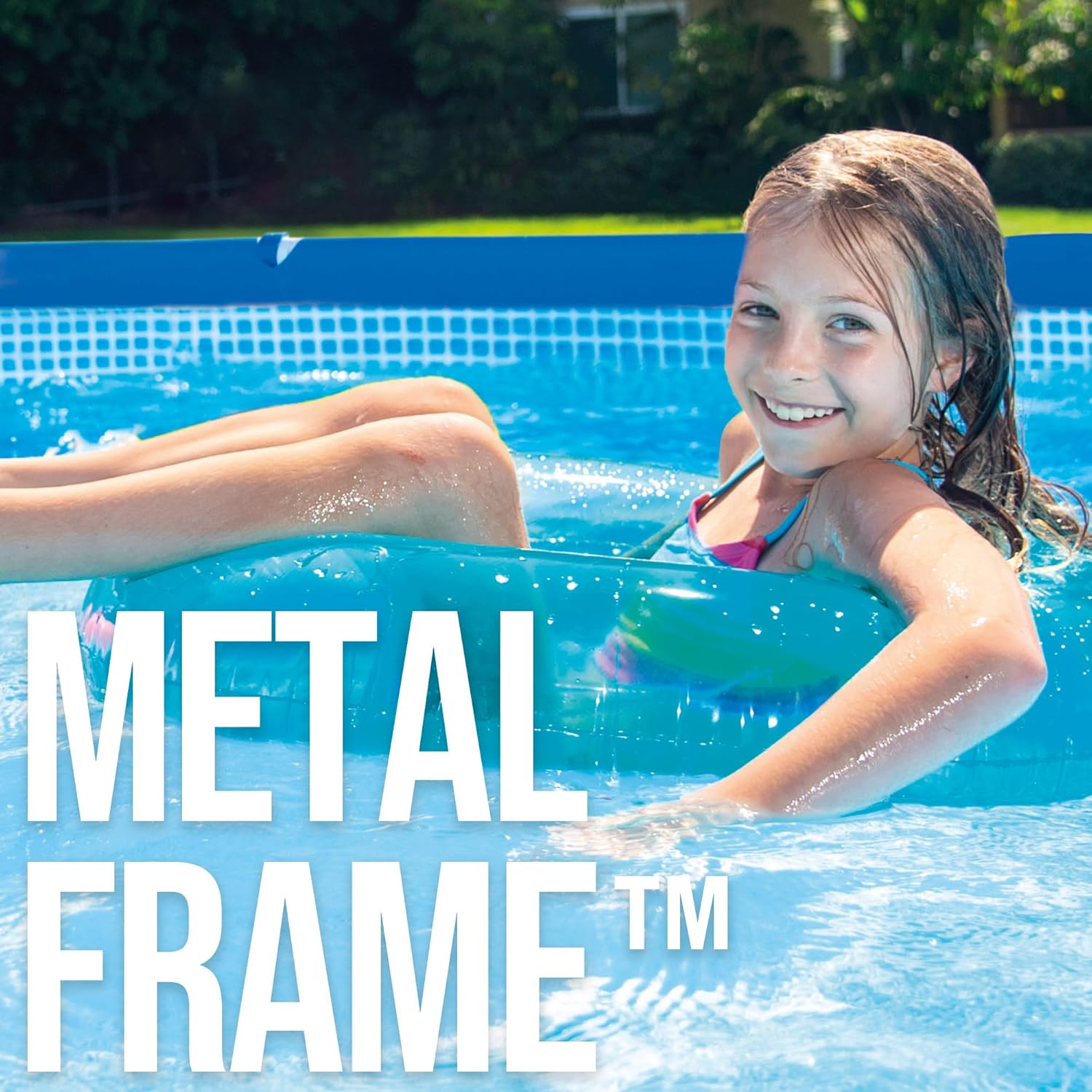Intex 4.5M X 2.2M X 0.84M Rectangular Frame Pool Set
