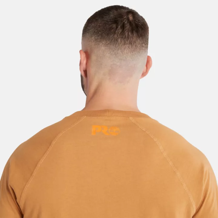 T-shirt à logo réfléchissant Timberland PRO Core pour homme en jaune foncé