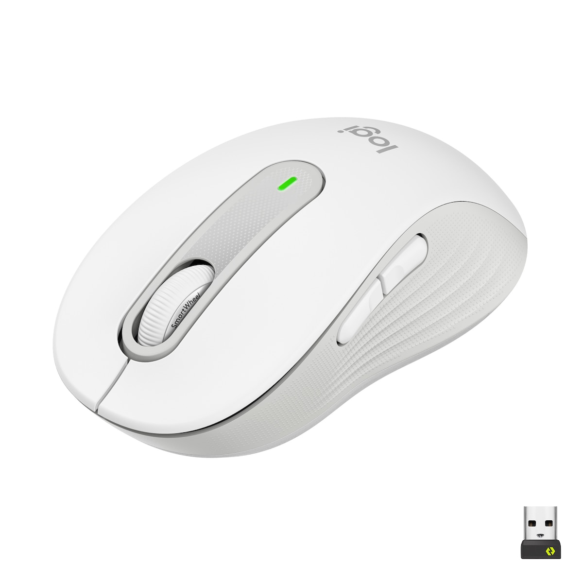 Logitech Signature M650 Wireless Mouse (hvit)