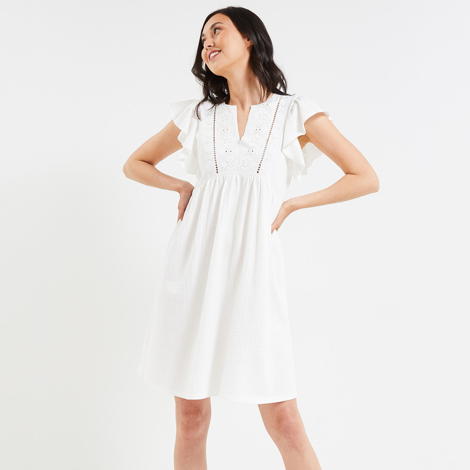 Robe blanche femme