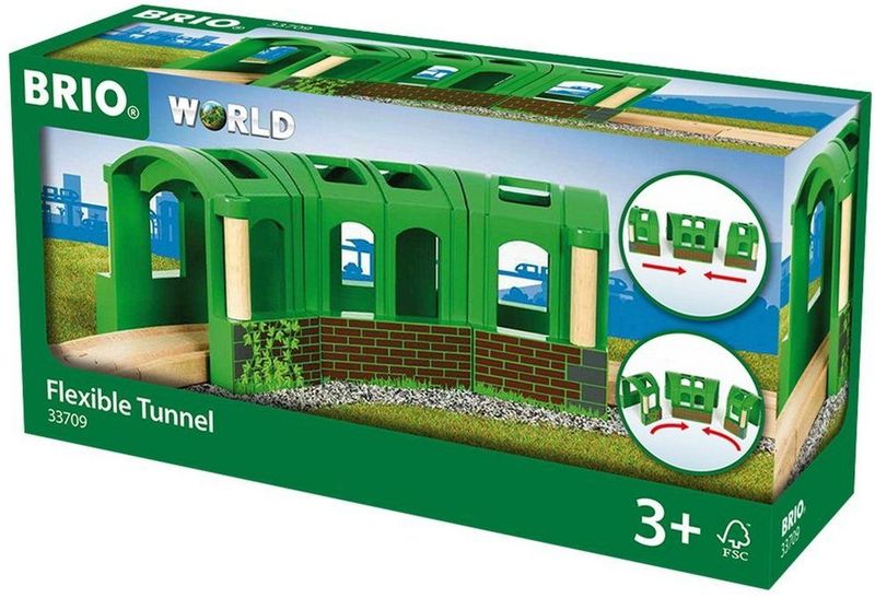 BRIO Groene flexibele tunnel - 33709