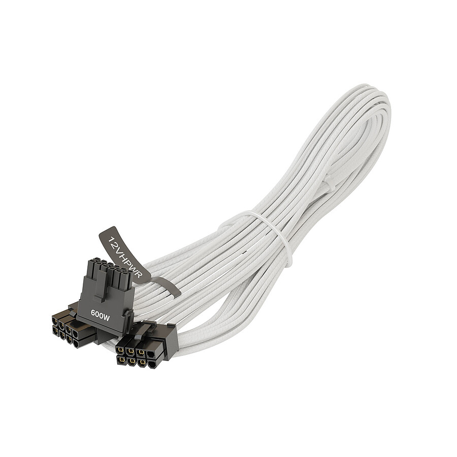 Seasonic 12VHPWR Cable - Blanc