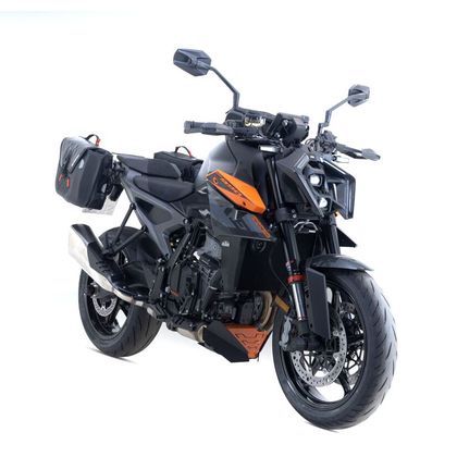 Sacoches cavalières SW-MOTECH SysBag WP M/S (17-23 litres/12-16 litres) complet avec support - Noir