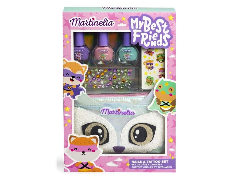Martinelia My Best Friends Nail & Tattoo Set assortiert Nagellack-Set mit Tiermotiven