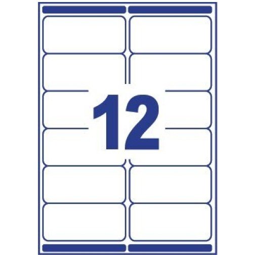 Etiquette d'adresse, 99,1 x 42,3 mm, blanc