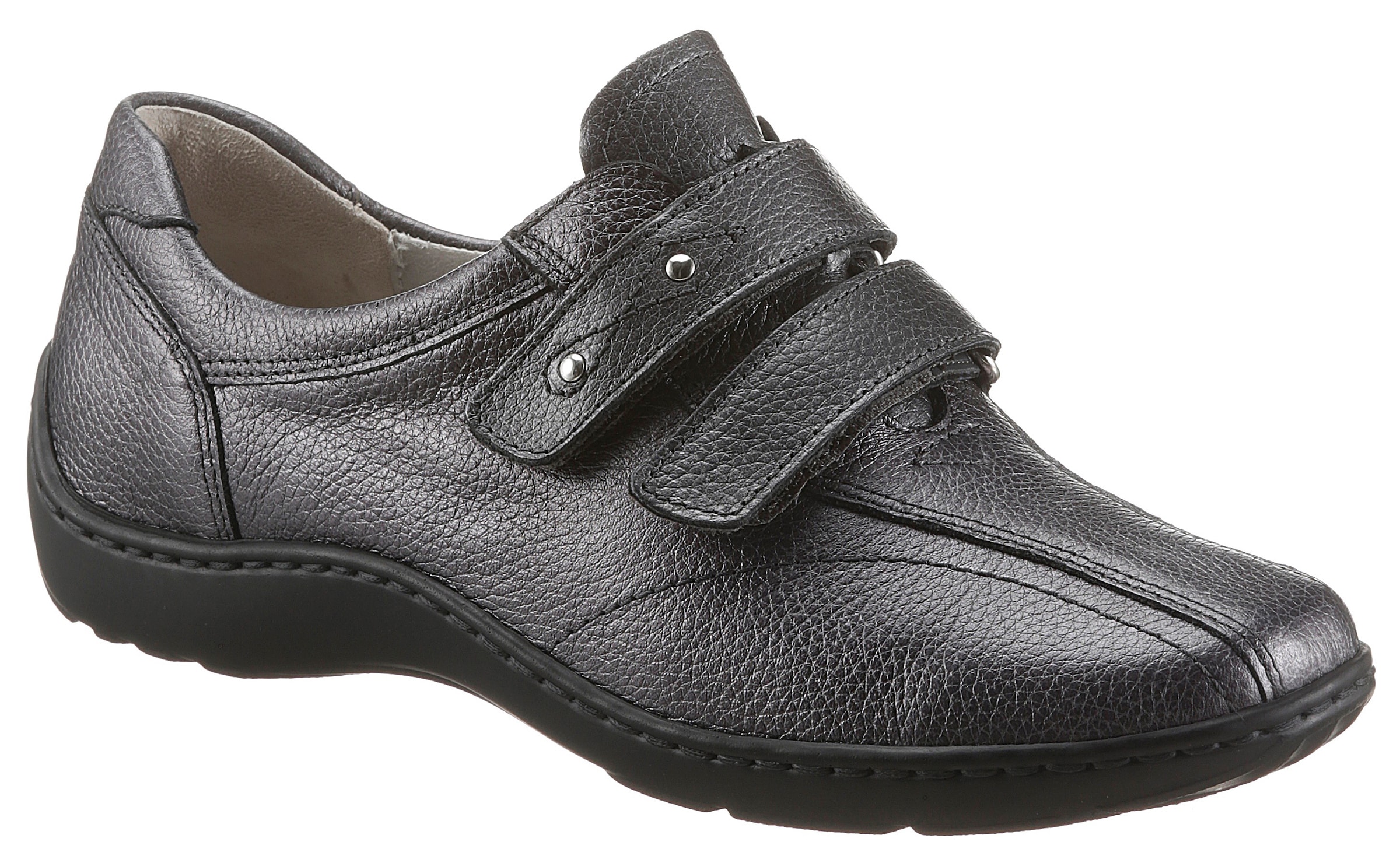 Waldläufer Klettschuh »HENNI«  Slipper, Komfortschuh, Bequemschuh mit Klettverschlüsse, H-Weite