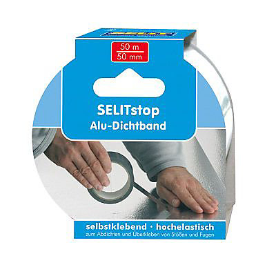 Bande aluminium adhésive Selit, 50 m