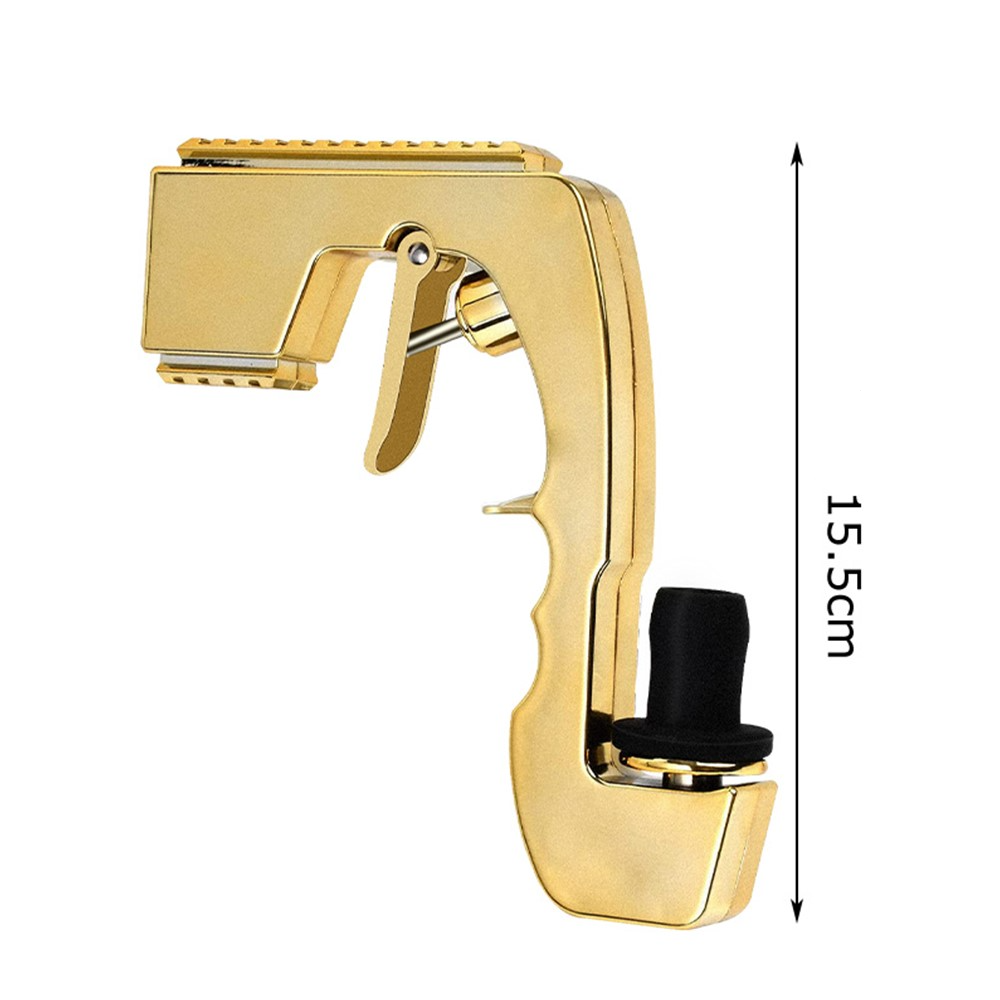 Getränke Spender Party Spritzpistole Flaschen Halter Dispenser für Bier / Champagner / Sekt - Schwarz