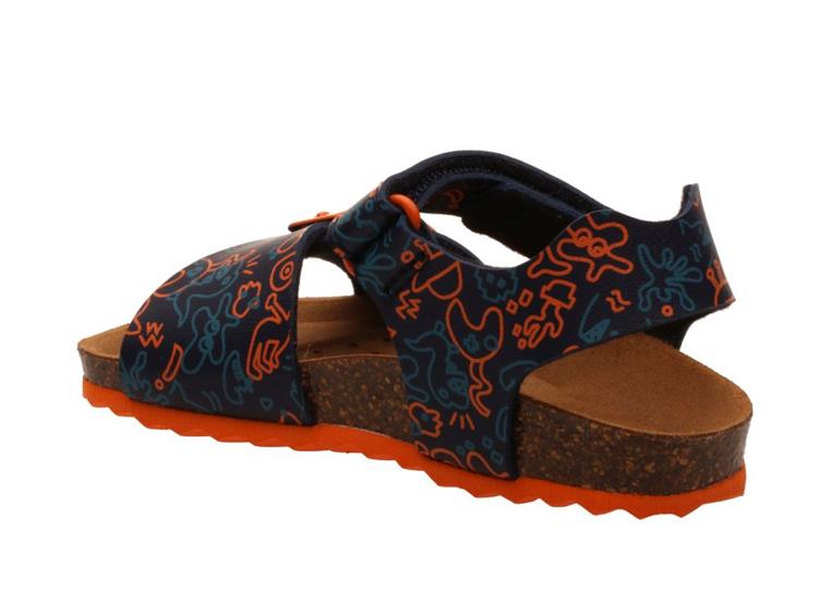 Geox J028LB-0006A navy/orange