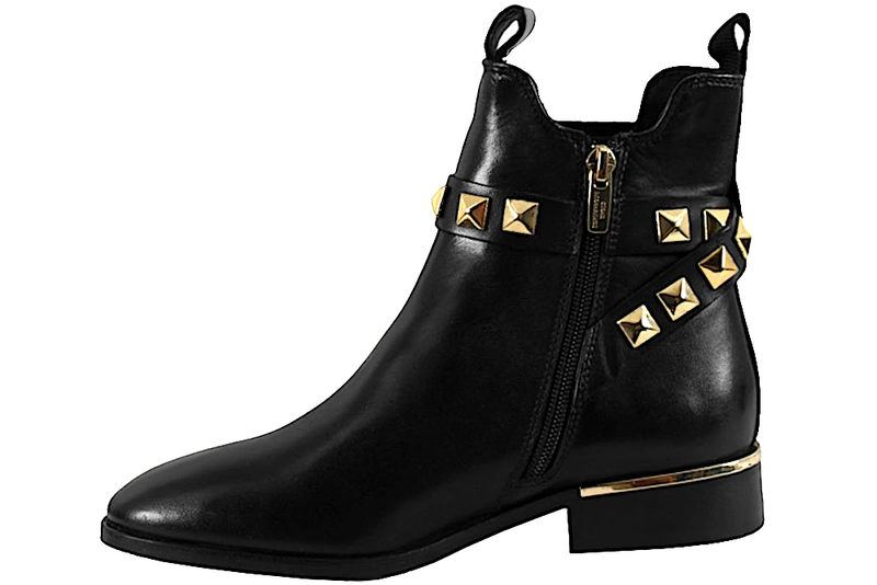 COPENHAGEN SHOES OLLIE STØVLE I SORT GLAT SKIND