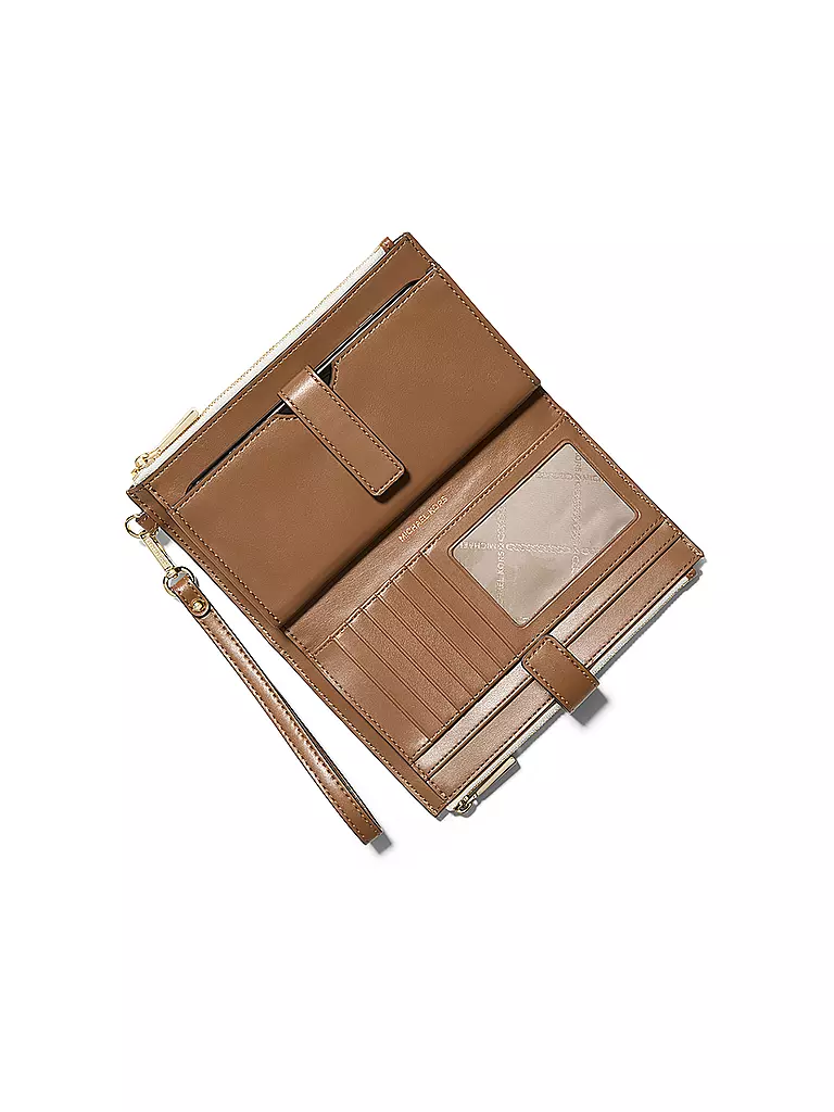 MICHAEL KORS Geldbörse JET SET creme