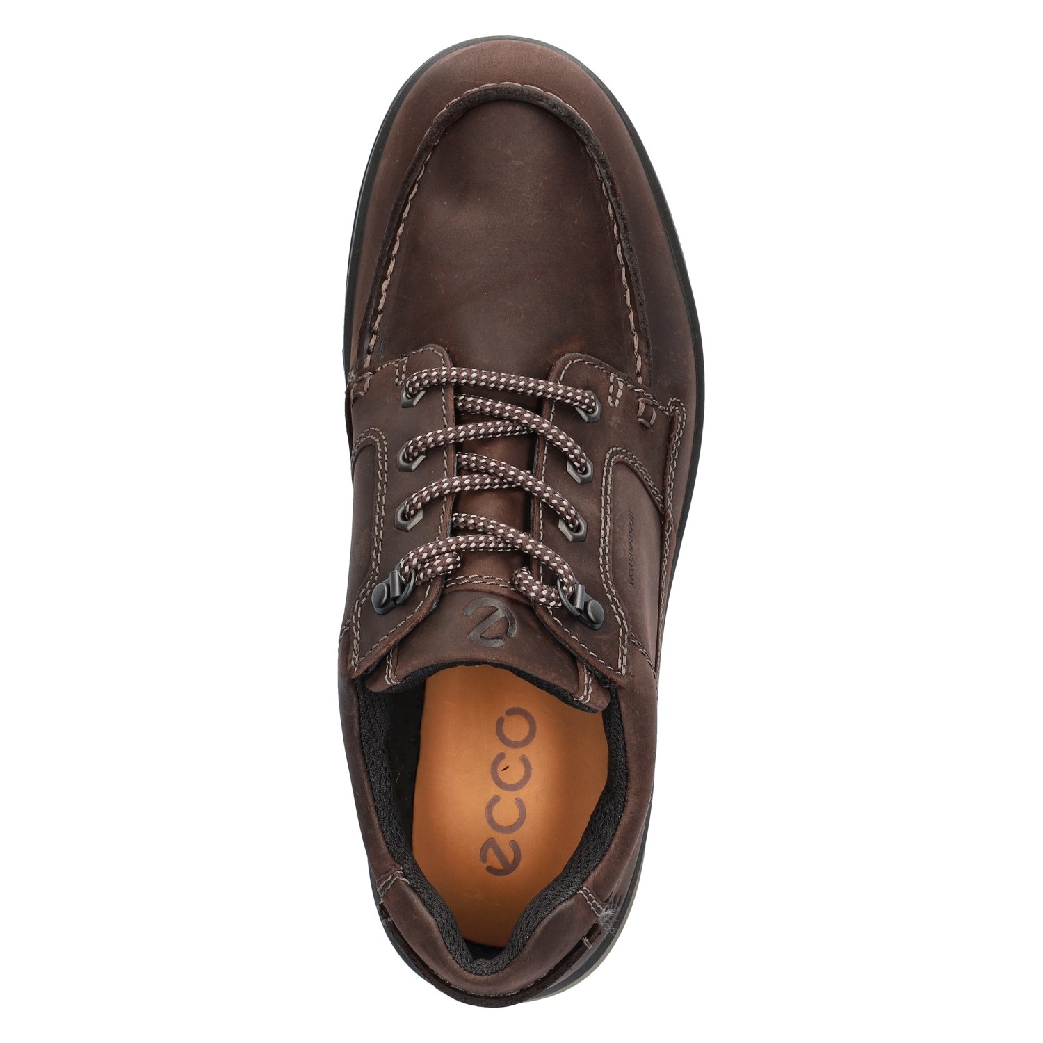 Rugged Track heren veterschoen Ecco Bruin
