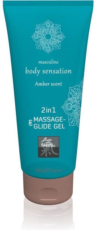 Shiatsu Massage- & Glide Gel 2 In 1 - Amber