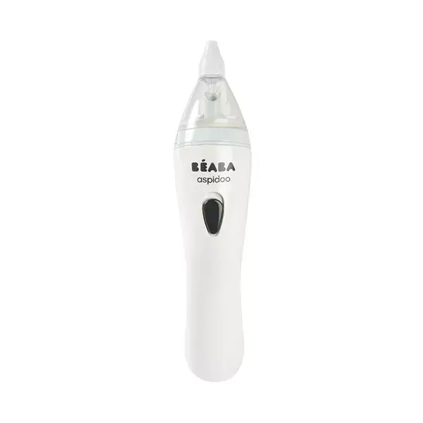 Aspirador Nasal Elétrico Silencioso e Potente Béaba com 2 Pontas Macias 0M+ Aspidoo