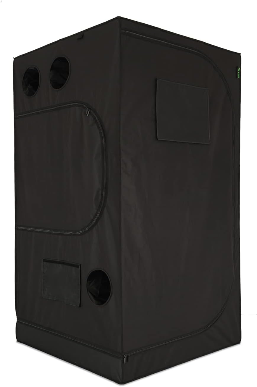 GrowTNT100-Grow Zelt 100x100x200 cm Hydrokultur Wachstumszelt mit einfachem Sichtfenster Pflanzzelte mit Mylargewebe zur Stoppung von leichten Lecks Indoor Wachstumszelt