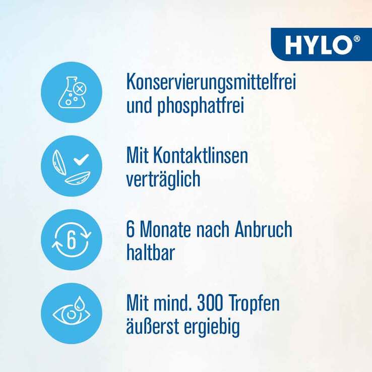 HYLO COMOD Augentropfen , 2X10 ml