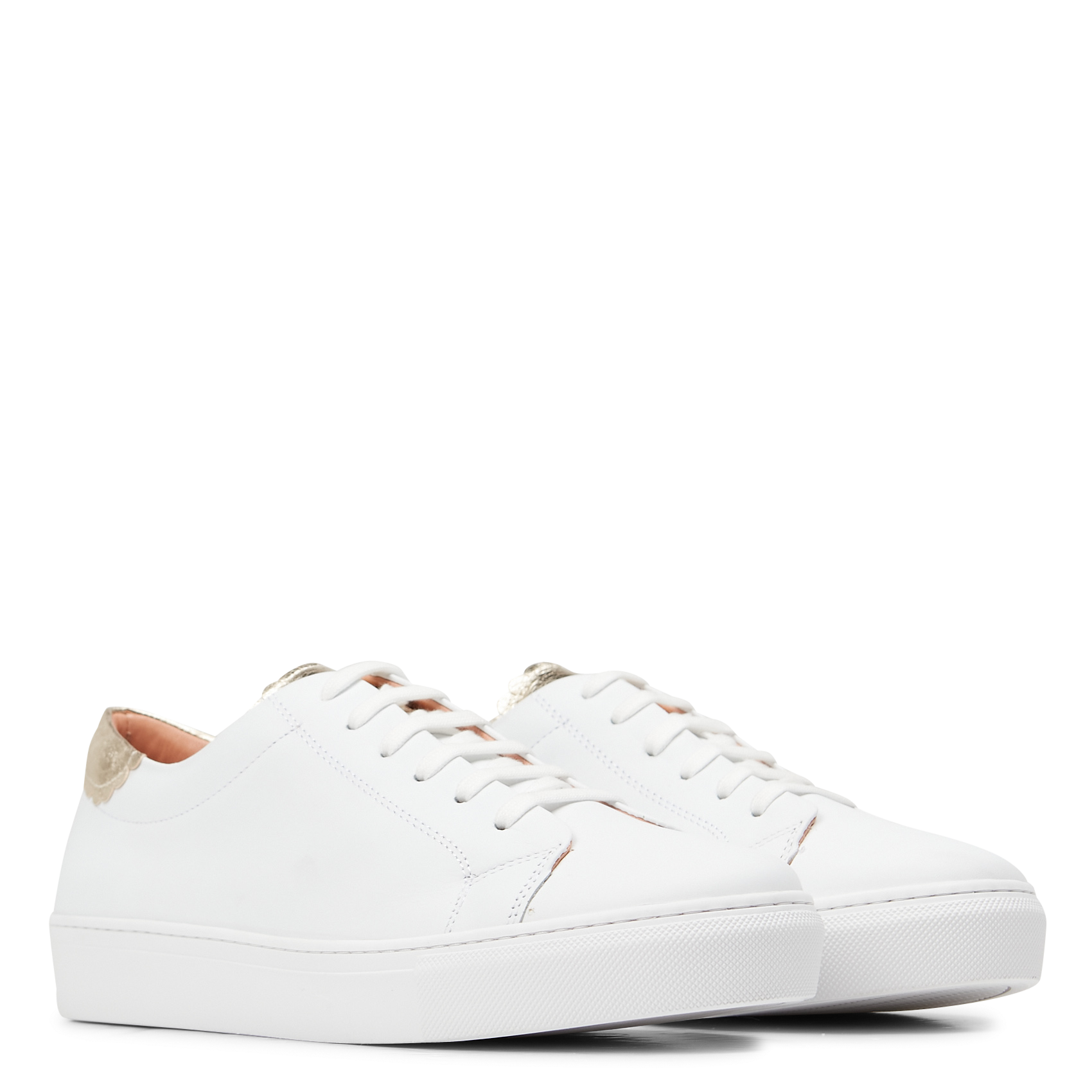 SUZANNE - Baskets basses en cuir | Blanc