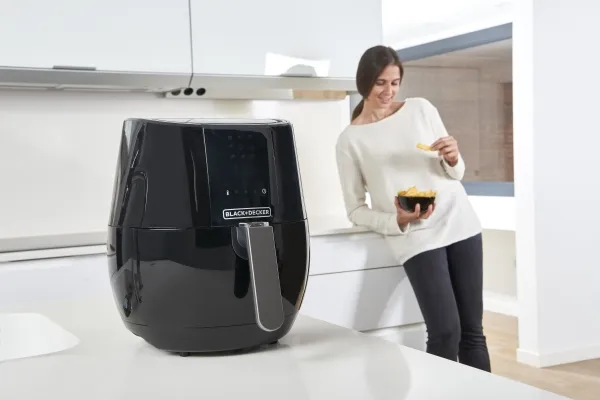 BLACK DECKER BXAF3500E - Varmluftsrister - 3.5 liter - 1500 W