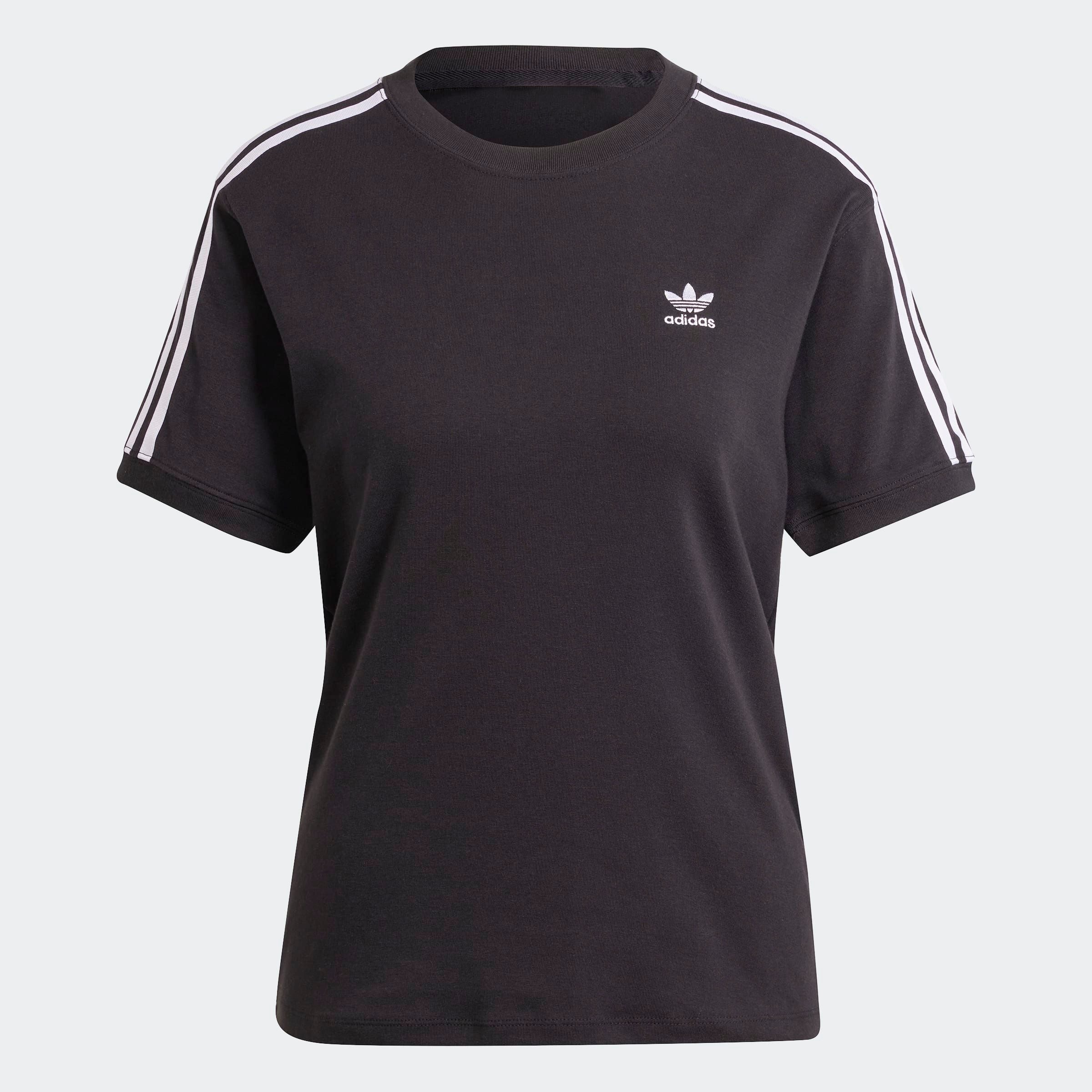 adidas Originals T-Shirt »3 STRIPE TEE«, drei Streifen Shirt mit Trefoil Logo