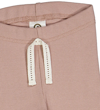 M?Slå leggings - Cozy Me Rib - Rose Wood