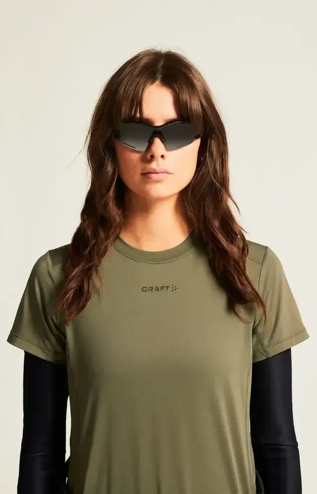 Craft ADV Essence 3 Hardloopshirt Korte Mouwen Groen Dames