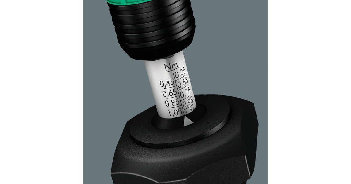 Wera7440/41 Kraftform momentschroevendraaier-set 0,3-3,0 Nm  (Zwart/groen, 26‑delig)